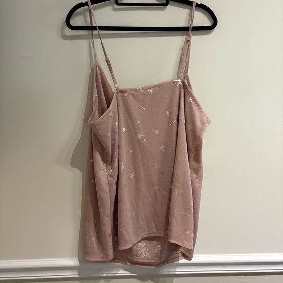 Torrid NOVELTY STAR COWL CAMI PINK STAR size 3 NWT - Picture 7 of 7